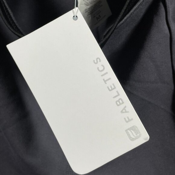 NEW Fabletics Pants Womens Medium gray black ponte knit athletic leggings - Picture 5 of 11